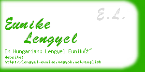 eunike lengyel business card